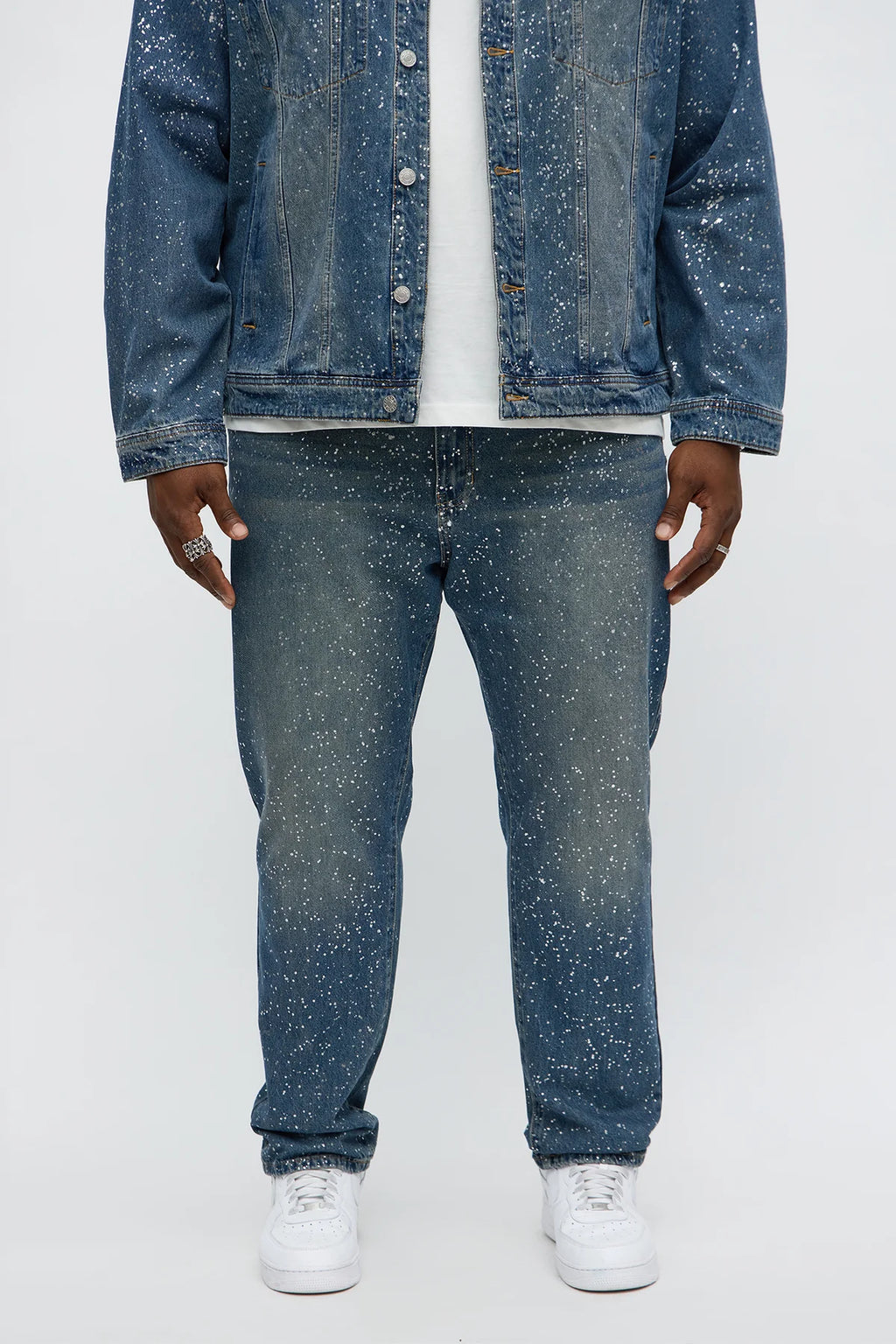 Rhinestone Blue Jeans