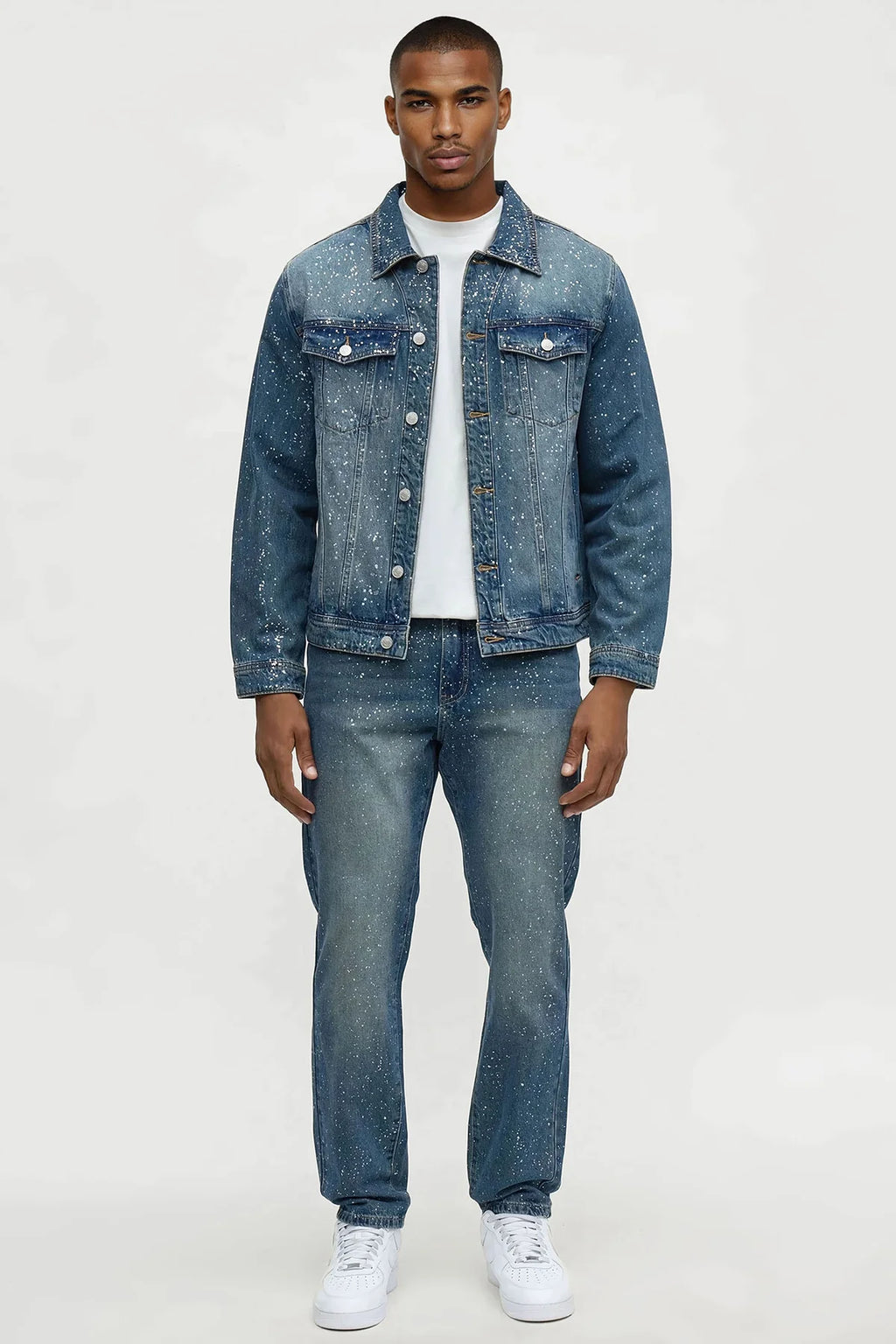 Rhinestone Blue Jeans