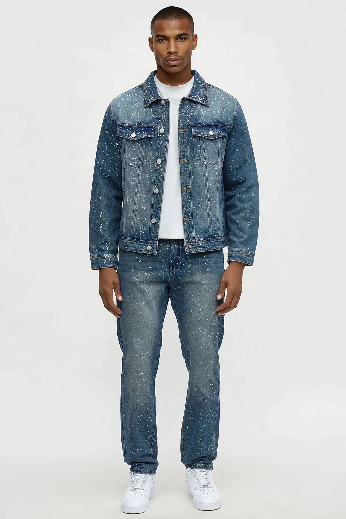 Rhinestone Blue Jeans