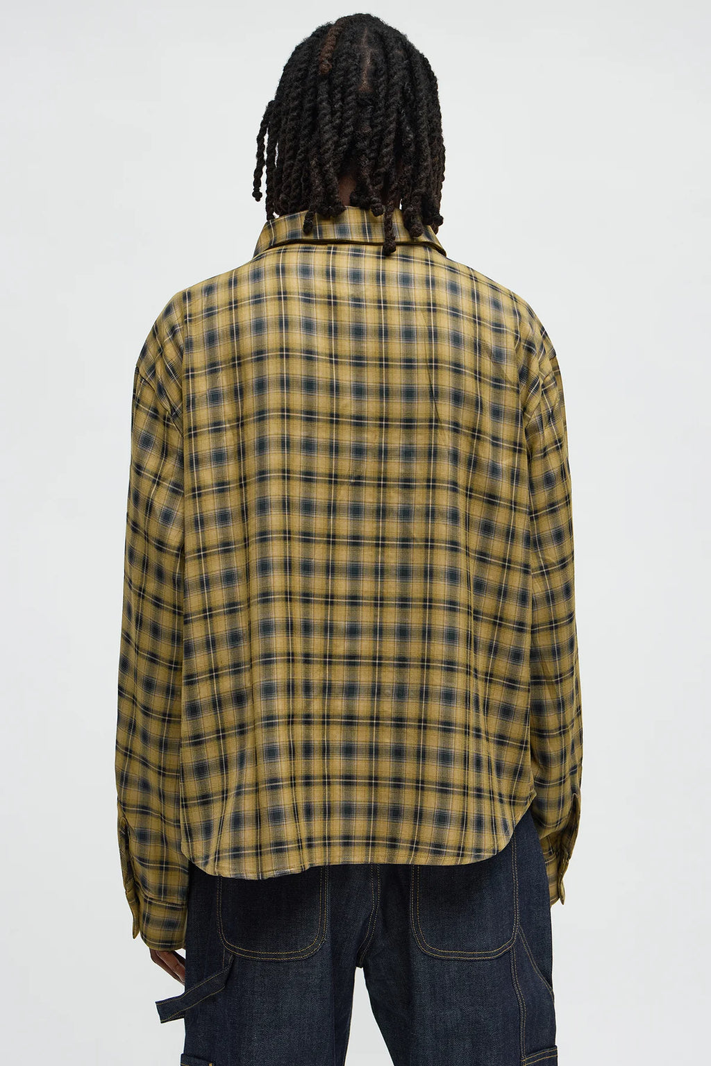 Brown And Blue Rhinestone Flannel