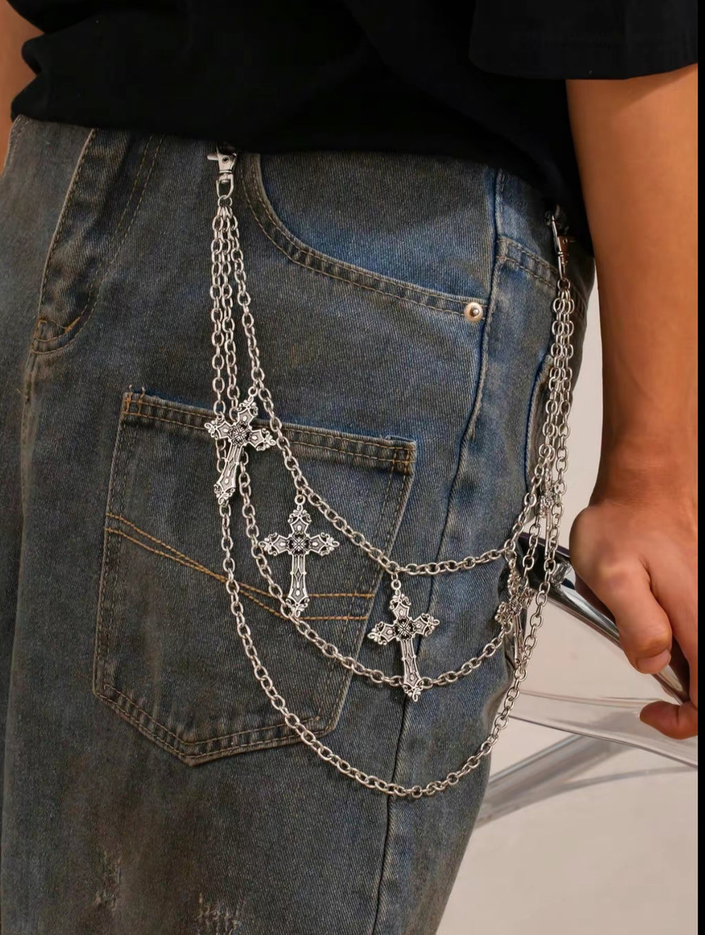 Cross Jean Chain
