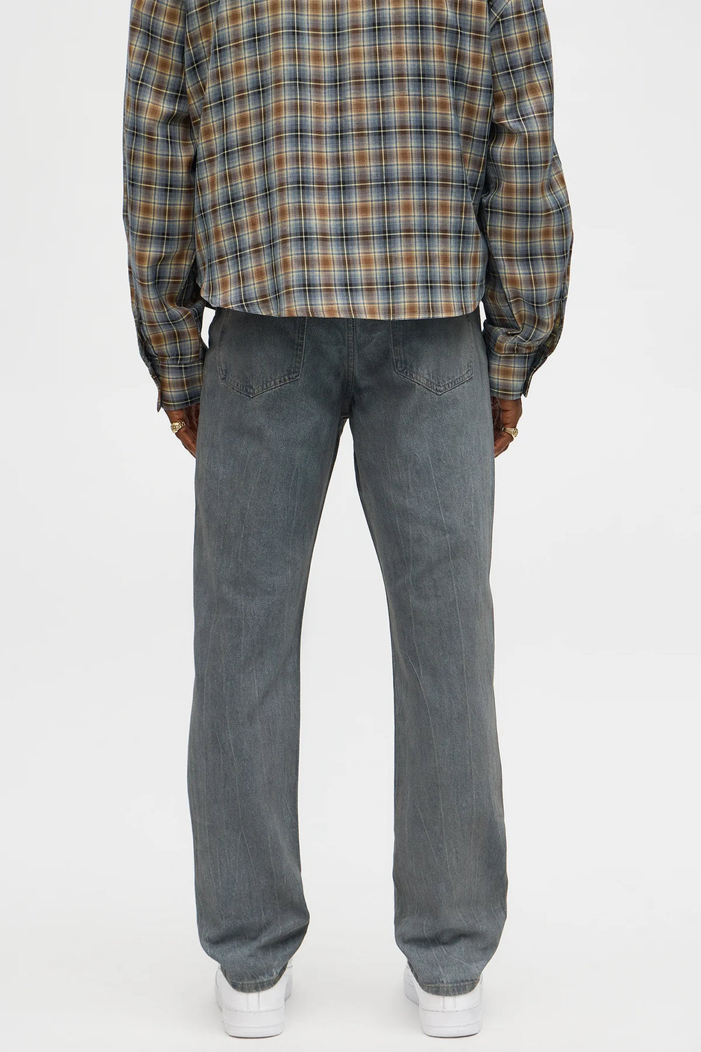 Spider Web Rhinestone Jeans