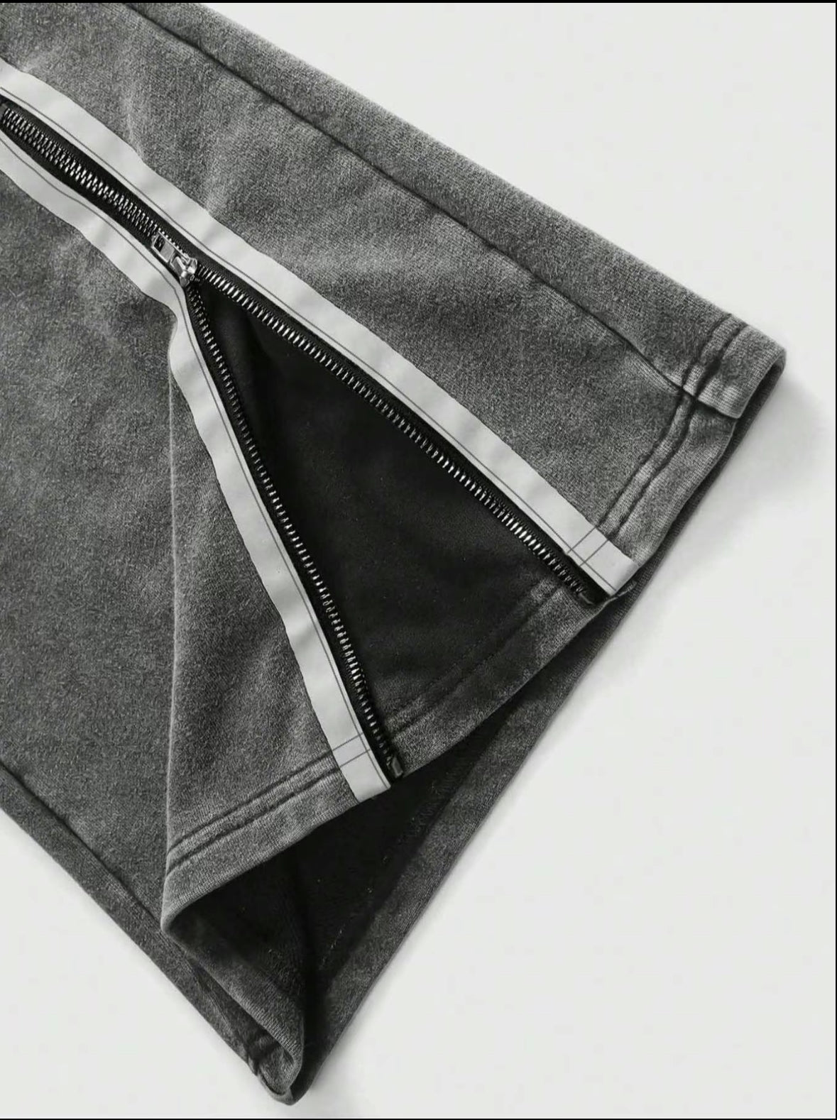 Flared Zipper Star Sweats