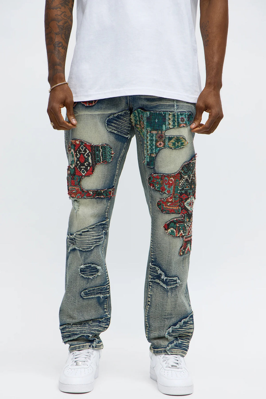 Slim Tapestry Jeans