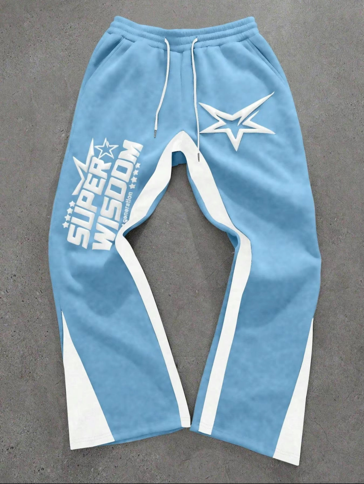 Super Wisdom Flared Cotton Sweatpants