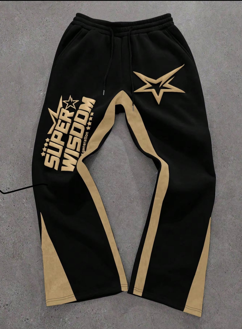 Super Wisdom Flared Cotton Sweatpants