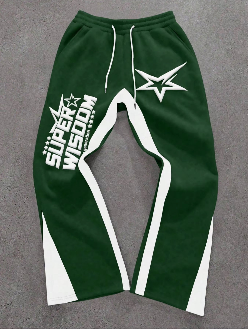 Super Wisdom Flared Cotton Sweatpants