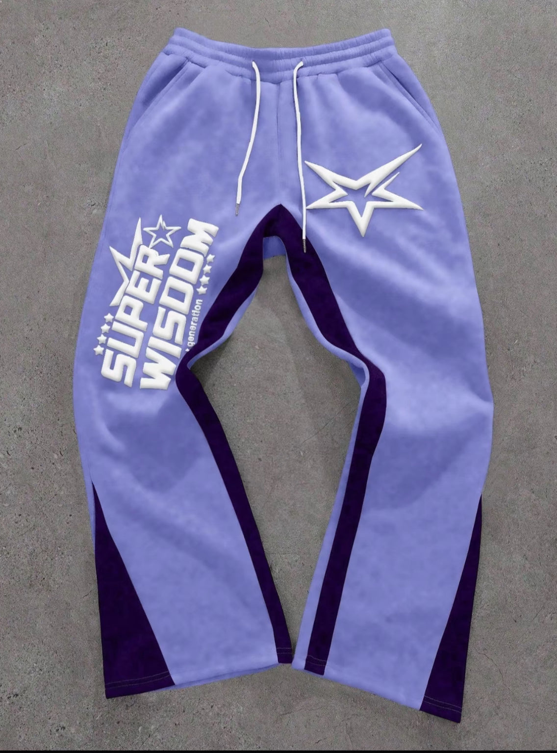 Super Wisdom Flared Cotton Sweatpants