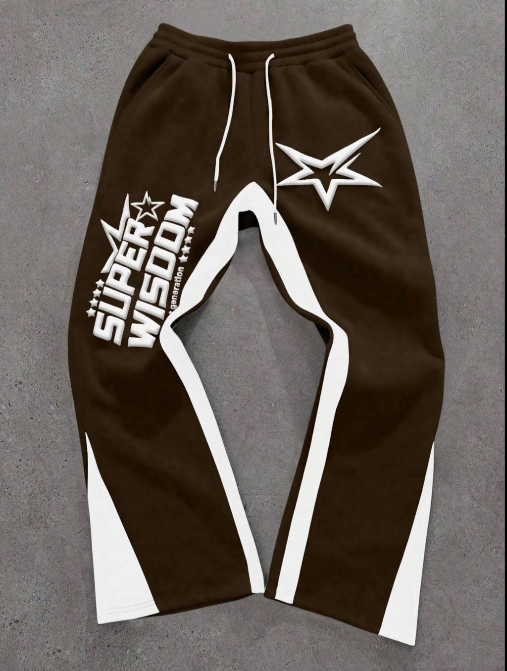 Super Wisdom Flared Cotton Sweatpants