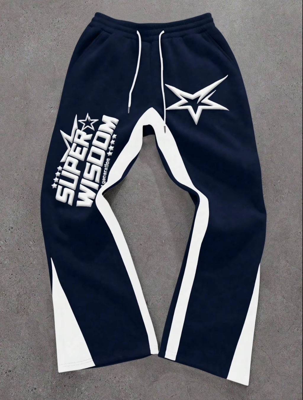 Super Wisdom Flared Cotton Sweatpants